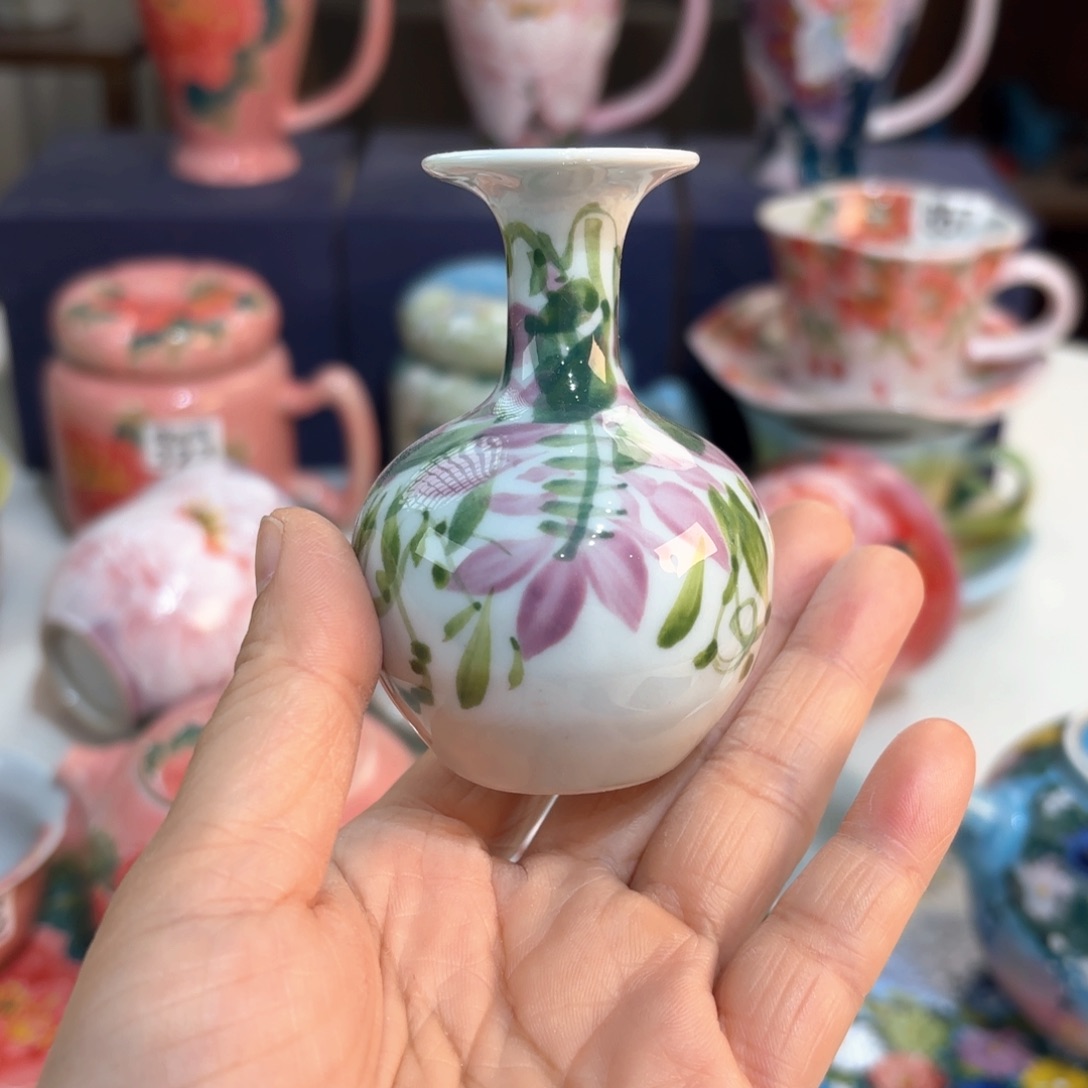 景德镇手绘高温釉下彩陶瓷茶具