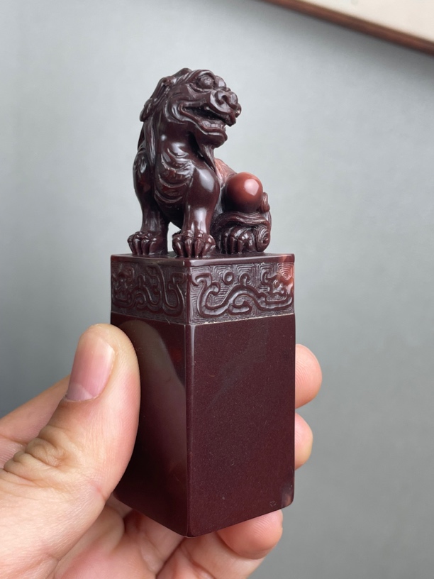 福建寿山石月尾紫