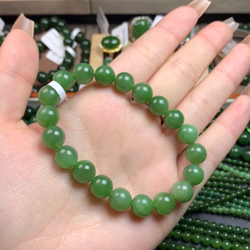 【闪购商品】和田玉（碧玉）手串未镶嵌雅*
