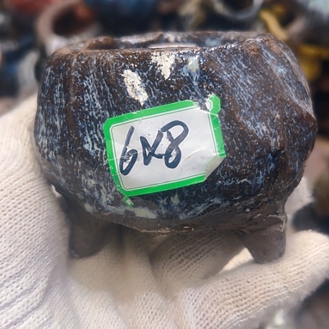 粗陶花盆手工花盆