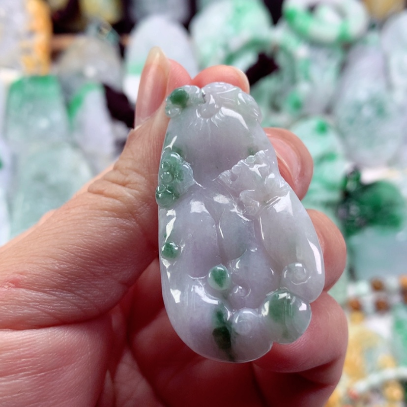 【闪购商品】翡翠吊坠(不含链)未镶嵌