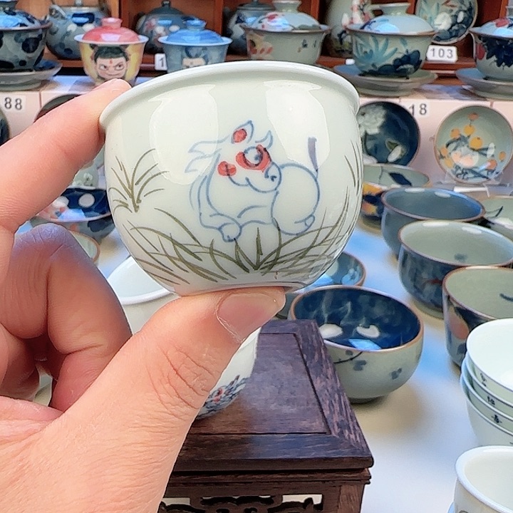 景德镇陶瓷陶瓷杯茶具新品