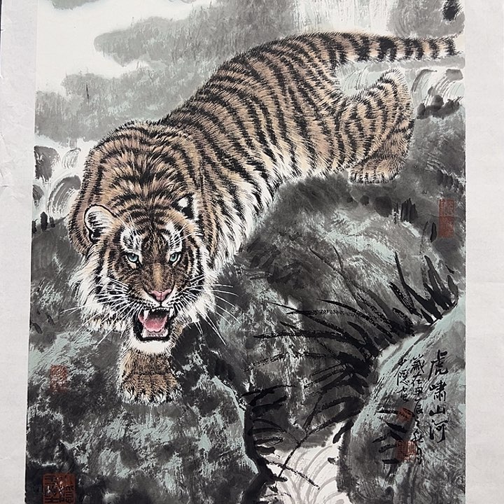 国画书画作品多次