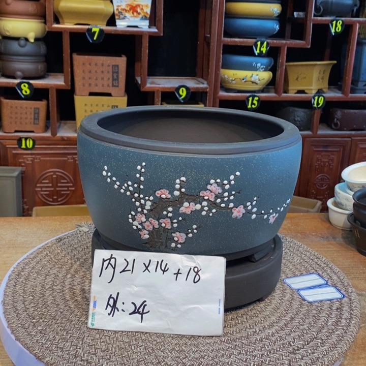紫砂花盆紫砂花盆