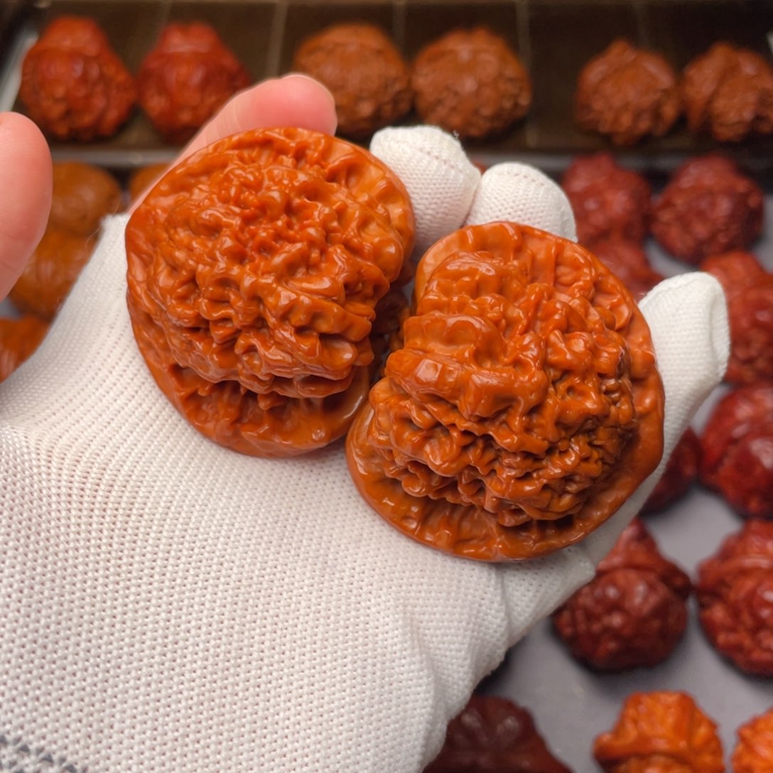 文玩核桃把件官帽49