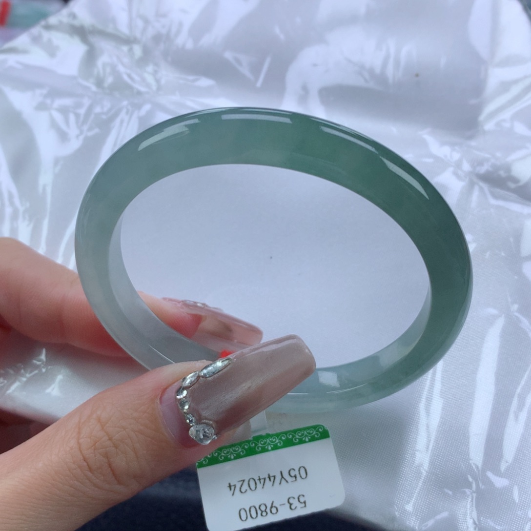 翡翠手镯未镶嵌53.4贵妃