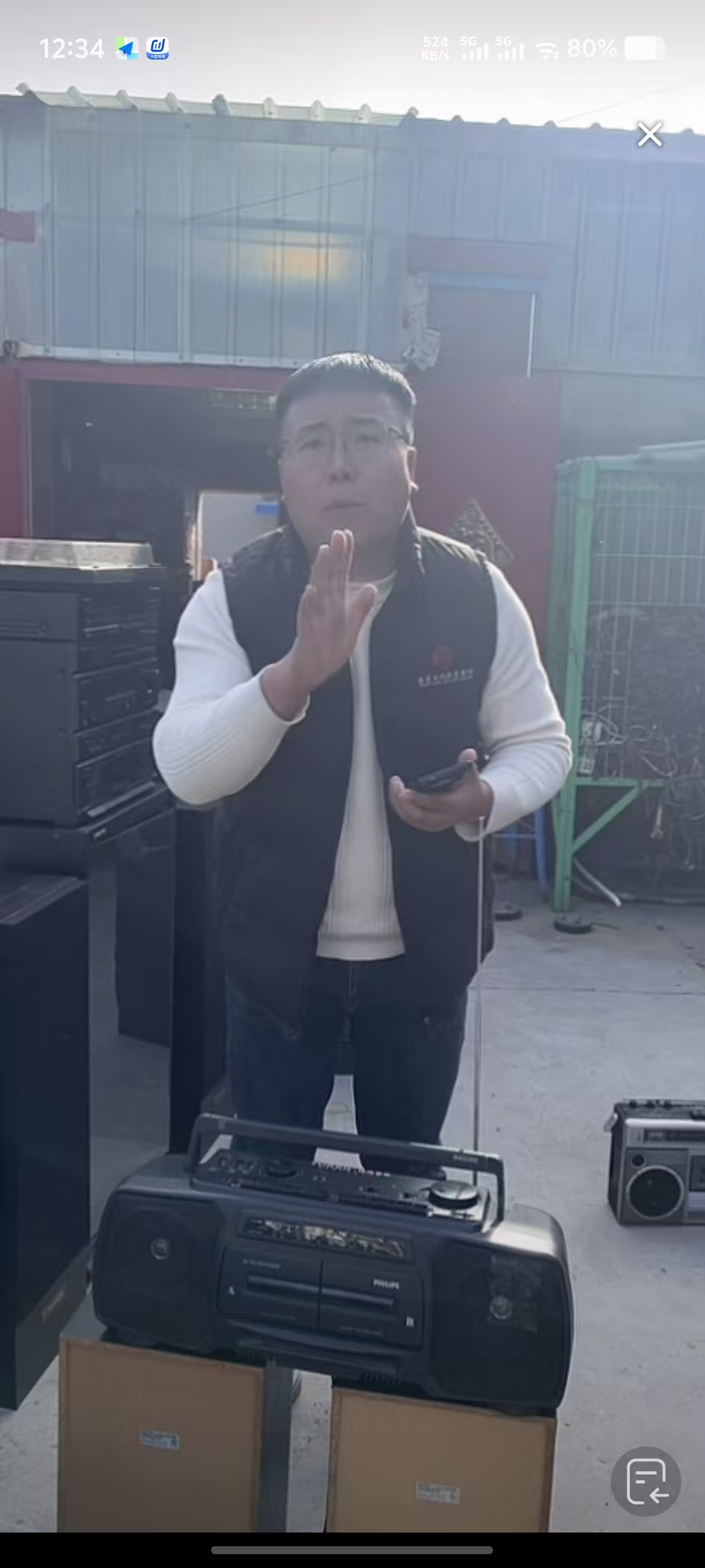 8新  FLP128收音机音箱运费到付自理