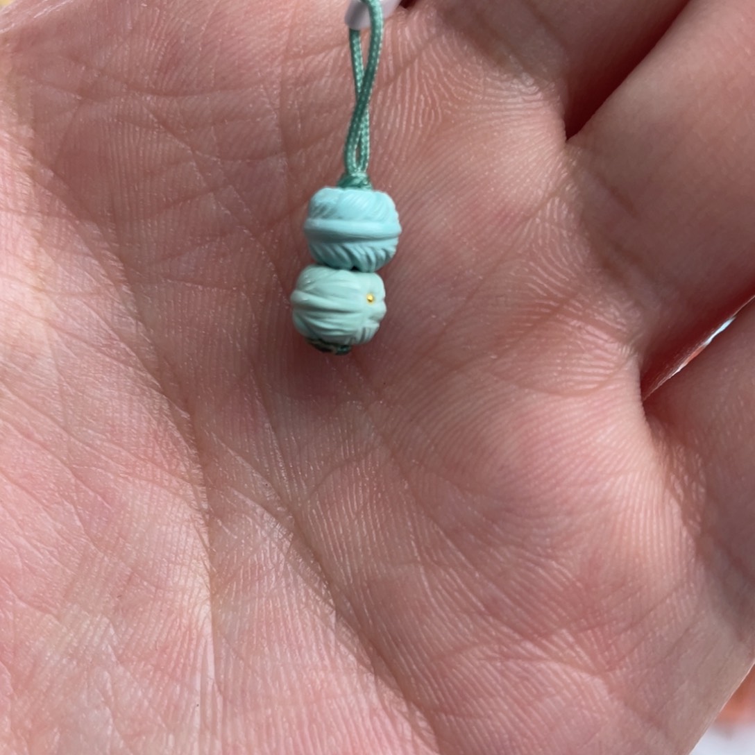 绿松石手链未镶嵌羽毛珠