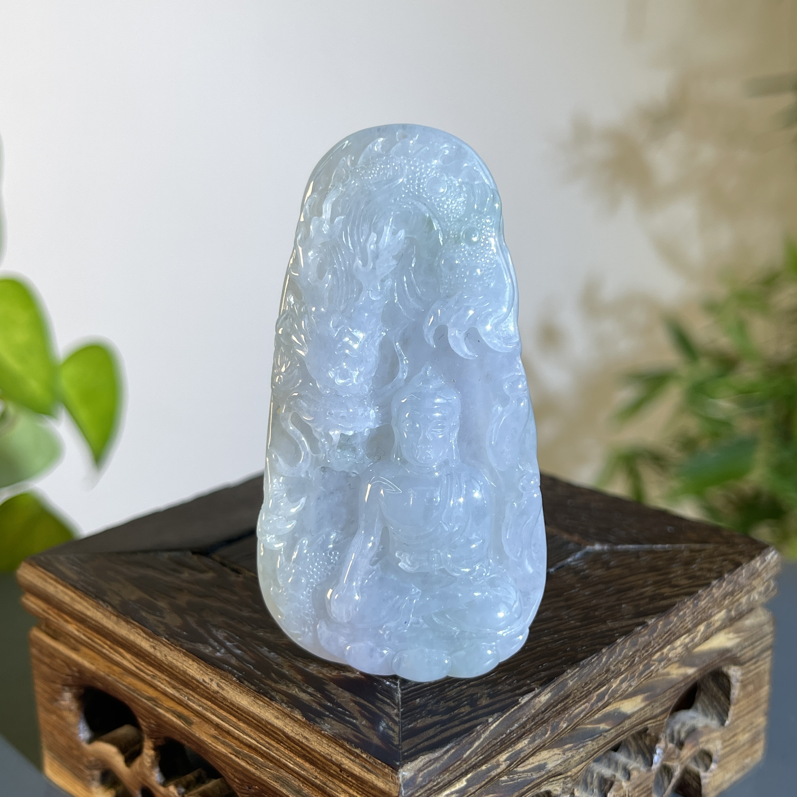 JXW03-92 天然缅甸A货翡翠 阿弥