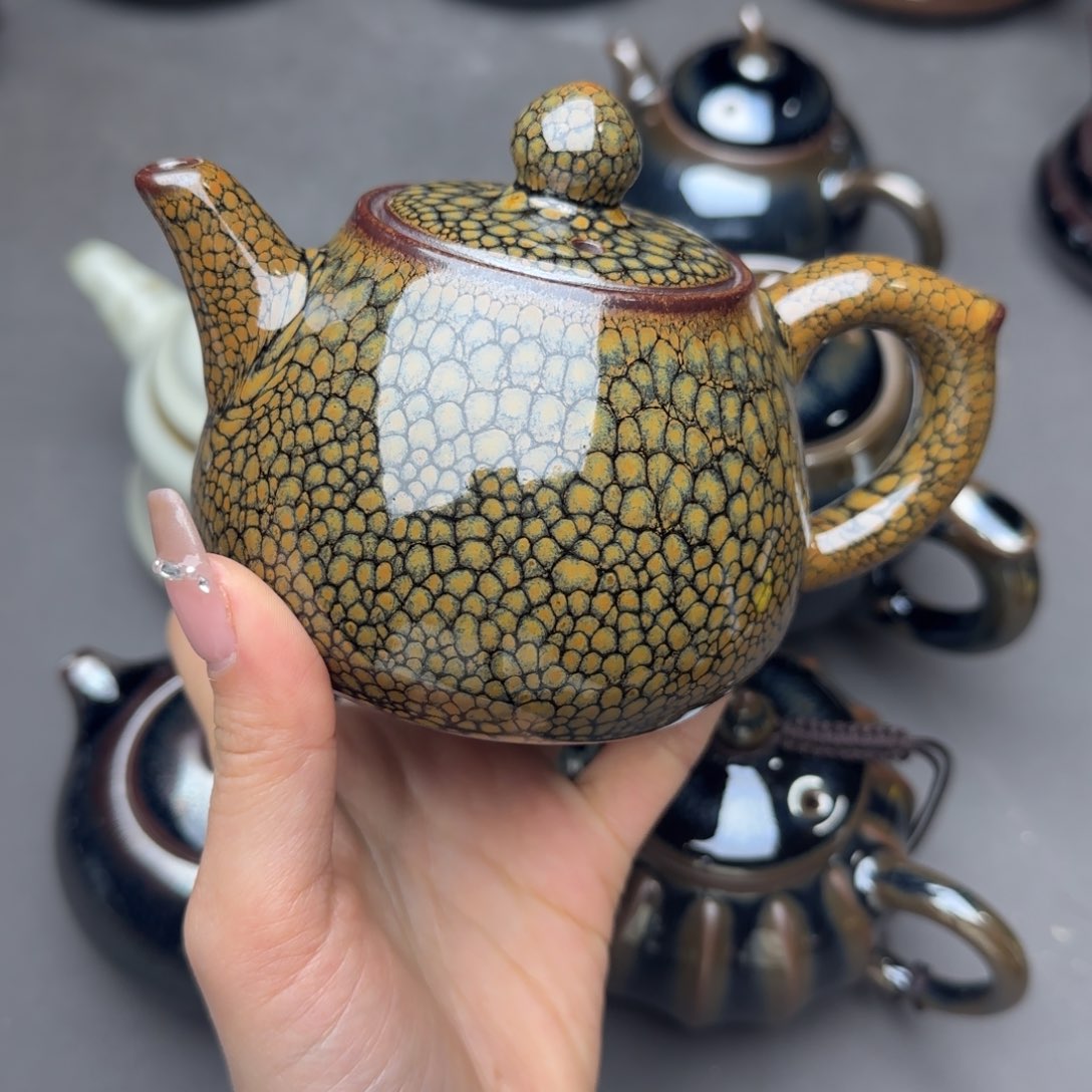 茶盏一***7建阳建盏铁胎茶壶