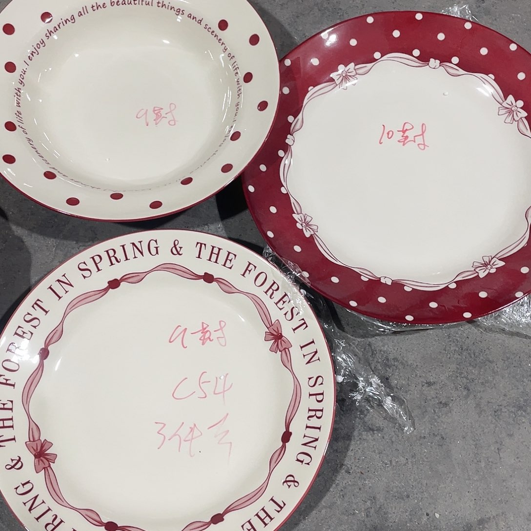 微瑕陶瓷餐具C54