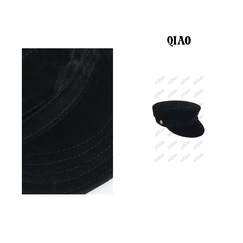 QXQT「港风画报」【店主自制】荞荞新款时尚复古鸭舌百搭报童画家帽女