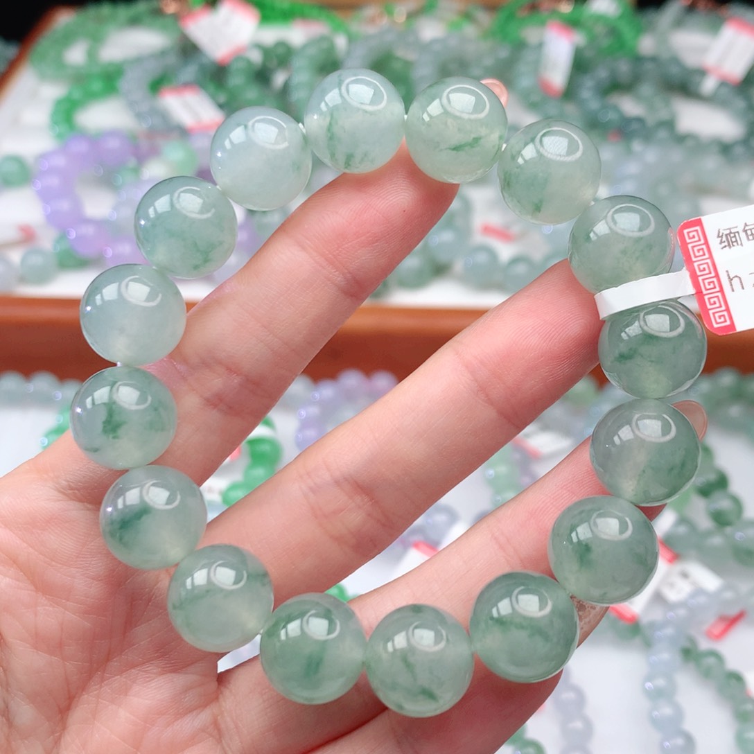 翡翠手链未镶嵌翡翠13mm