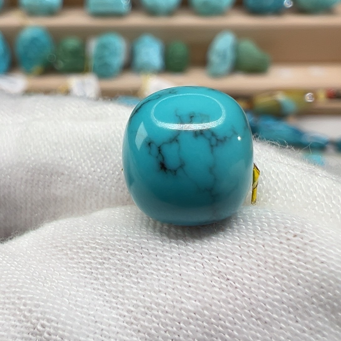 绿松石未镶嵌配饰10mm