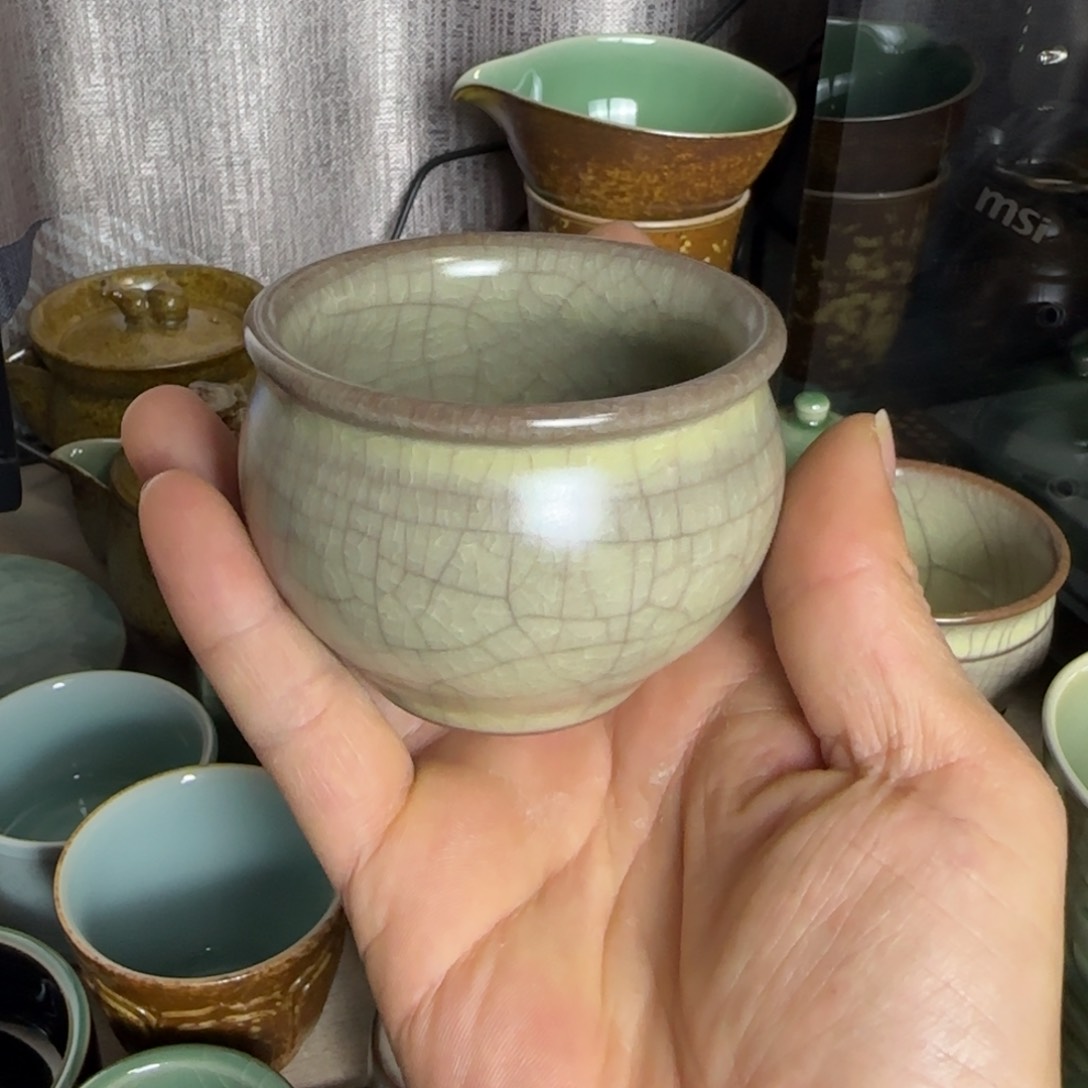 小金茶具青瓷茶器