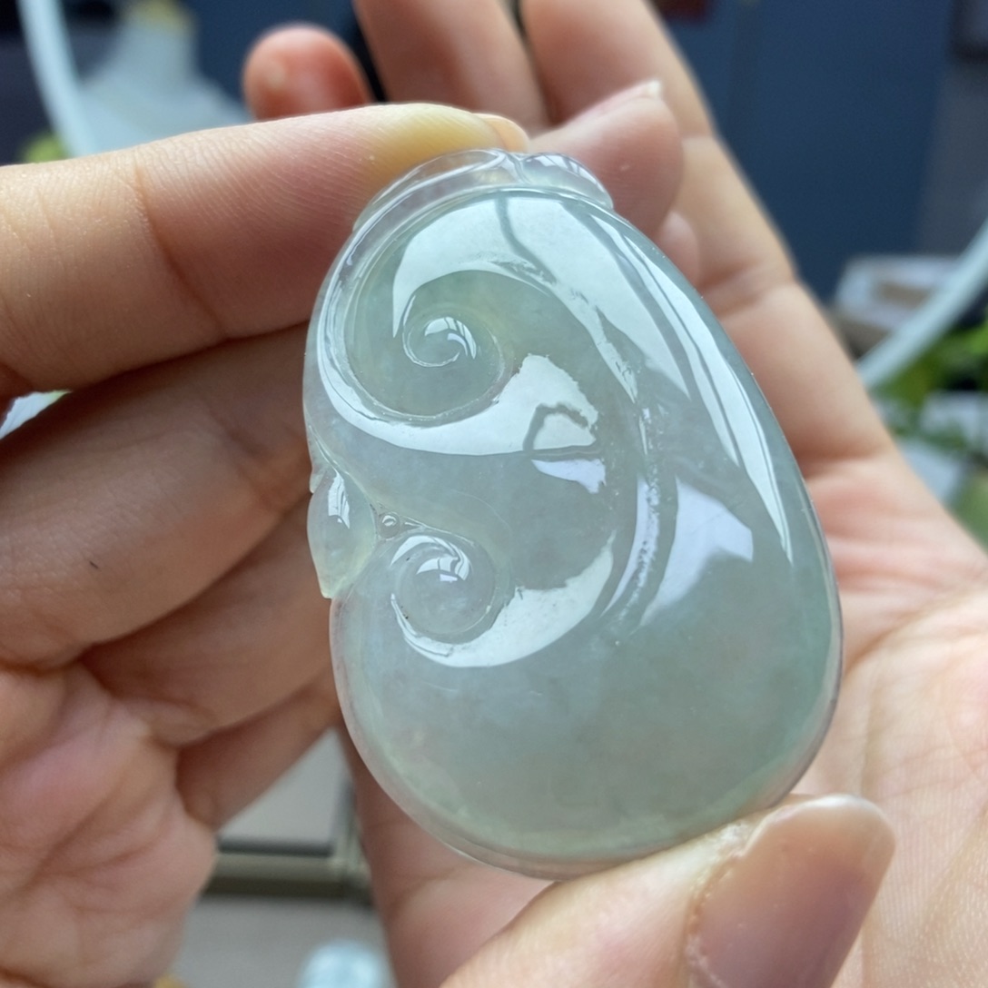 翡翠未镶嵌颈饰吊坠57