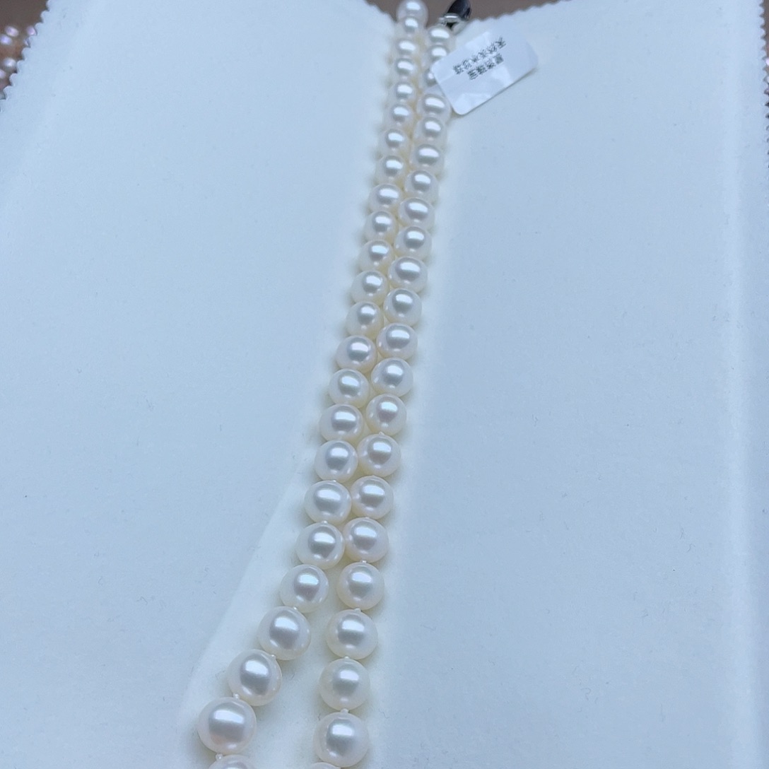 淡水珍珠颈饰银S925镶嵌