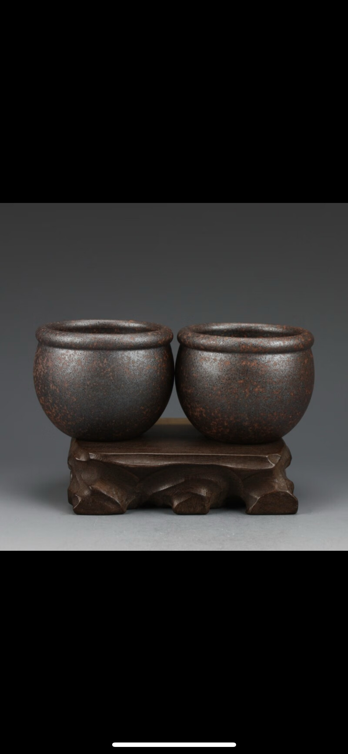 柴烧主人杯手工茶杯