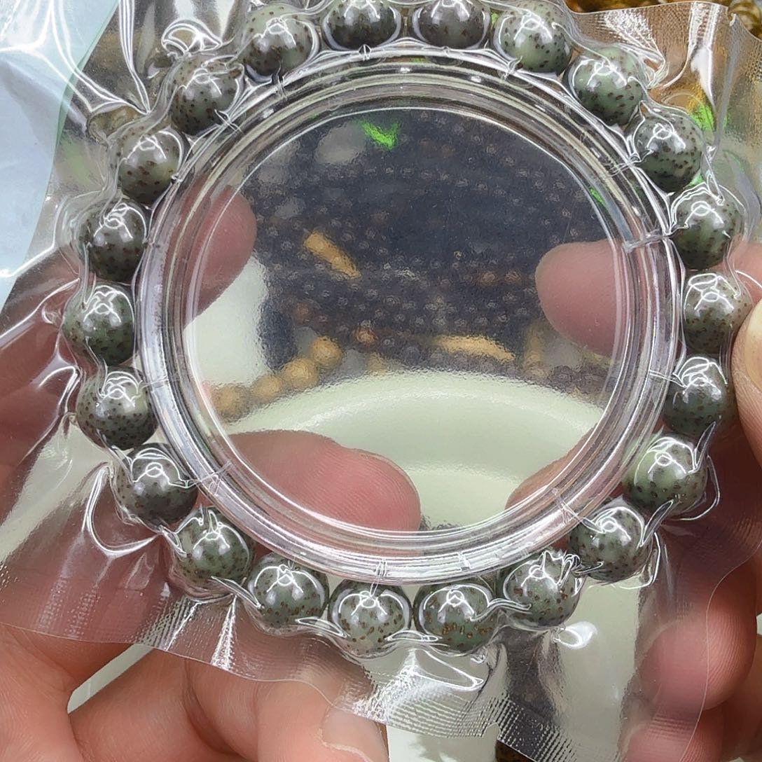 星月菩提手串7传说绿冰星月菩提单圈10圆