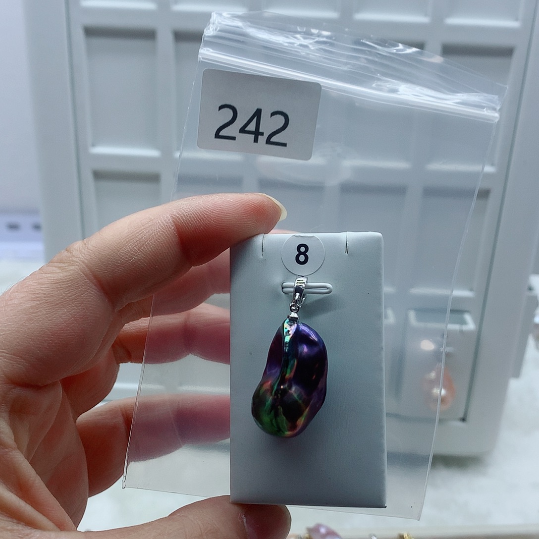 淡水珍珠合金吊坠(不含链)