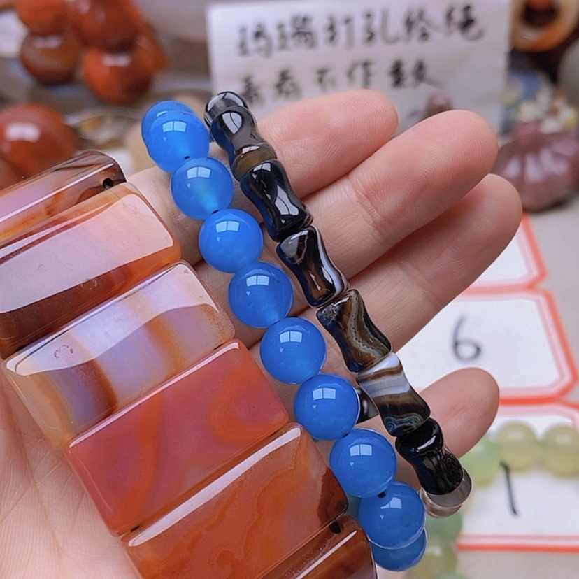 【闪购商品】未镶嵌玛瑙/玉髓珠宝半成品爱**爱