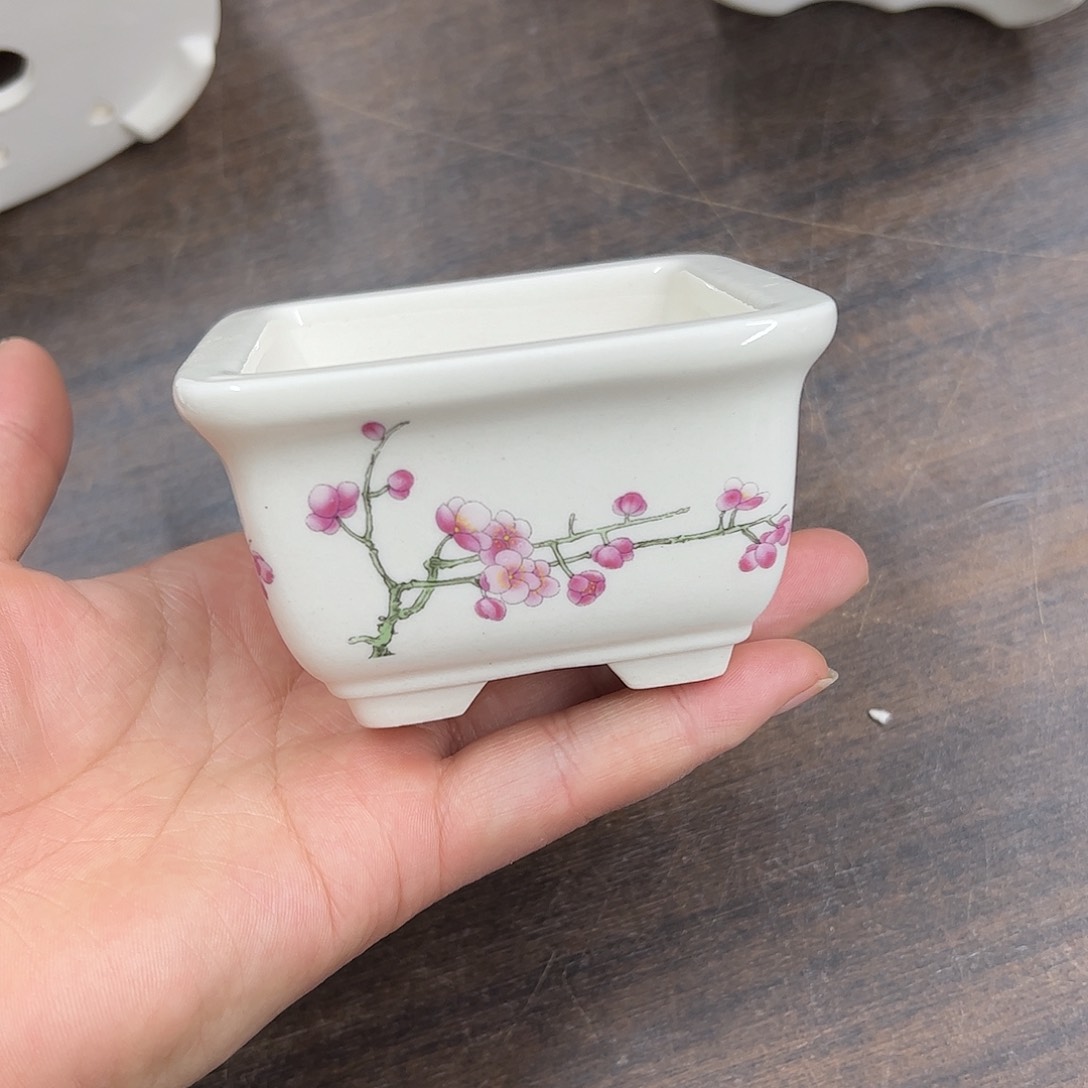 紫砂花盆001号微瑕8.5:5cm