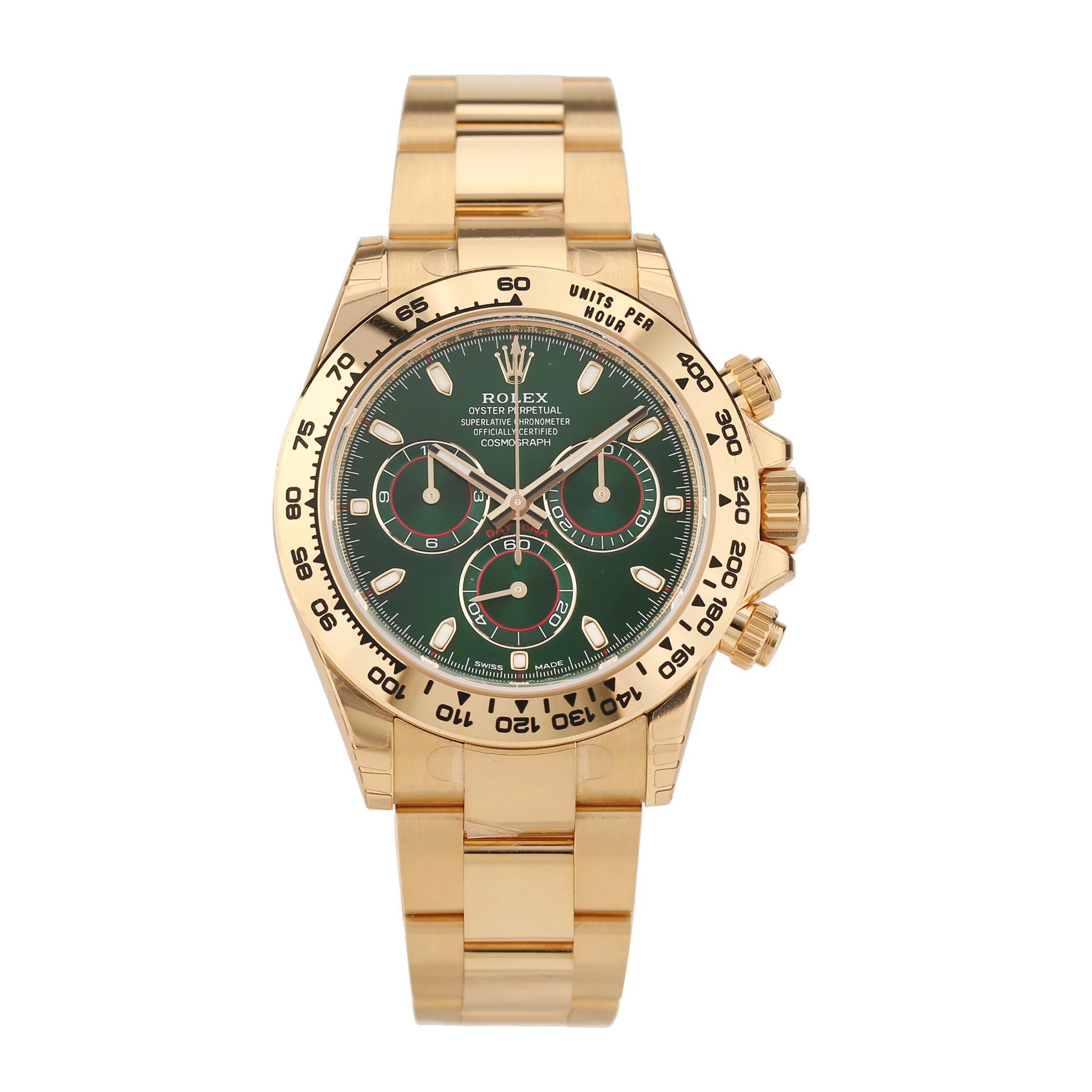 95新 Rolex/劳力士 礼尚往来卡23年116508绿迪男表P64H2