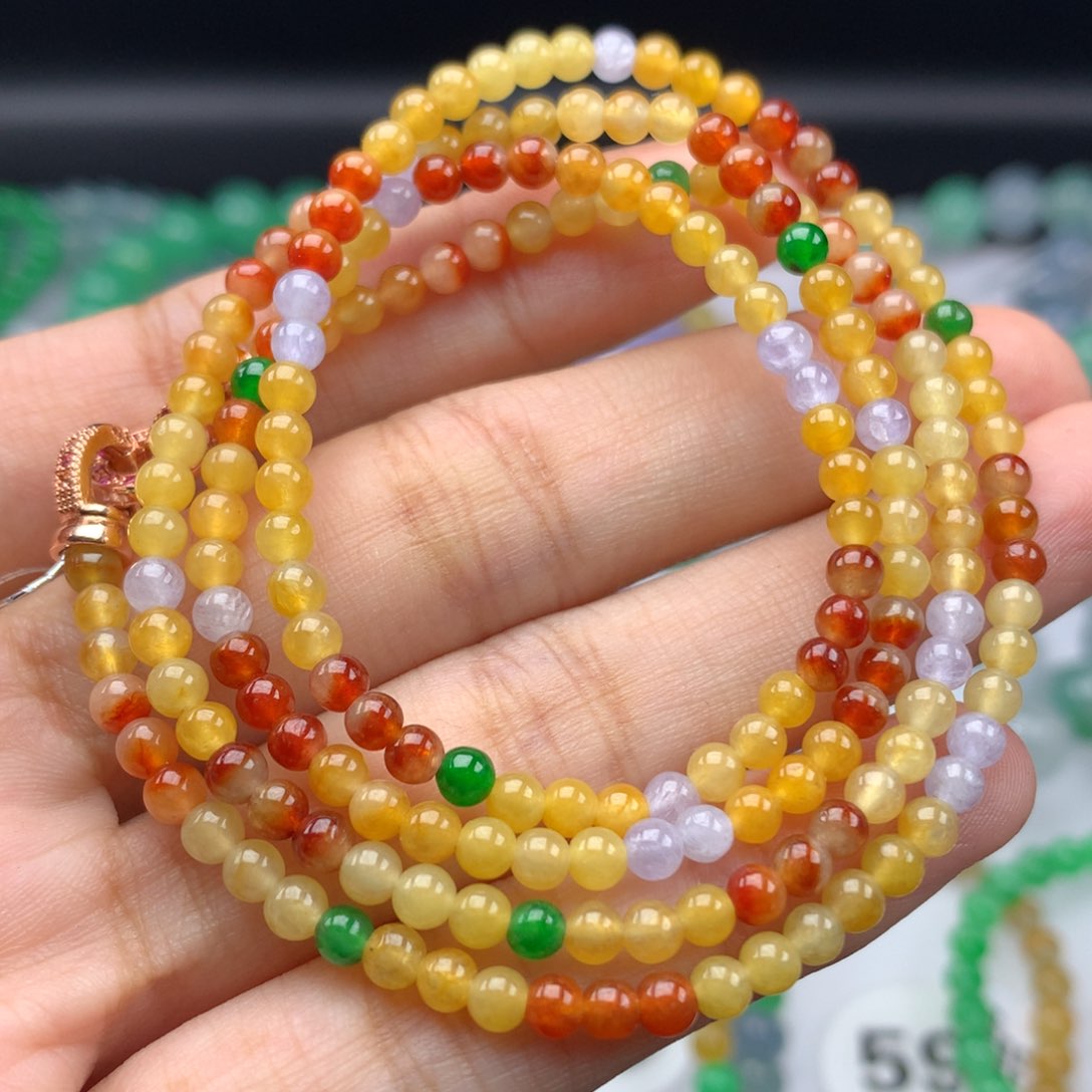 翡翠手链未镶嵌卡