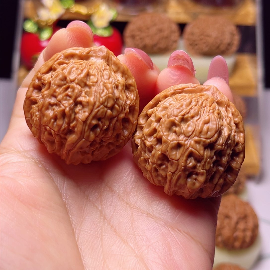 文玩核桃吊坠平谷四喜