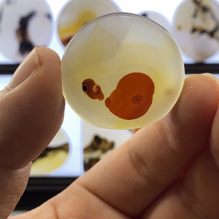 玛瑙/玉髓合金颈饰
