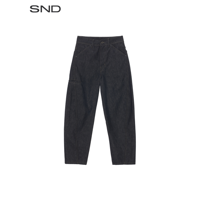 【LMR 设计师品牌】 SND AW25 扭缝牛仔工装裤