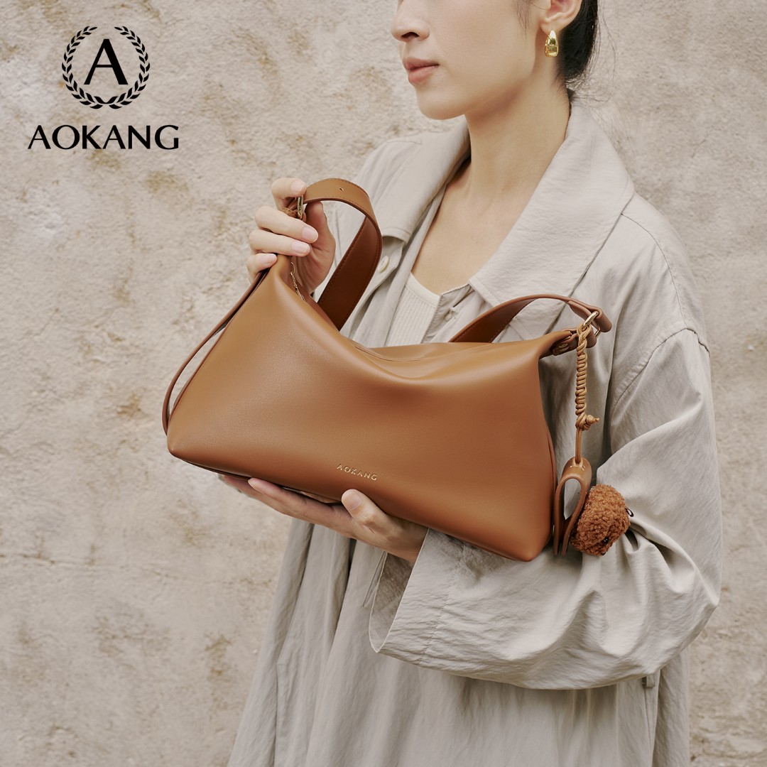 【奥康】新款时尚轻奢休闲腋下包百搭单肩包简约通勤斜挎包4202-DB商品图