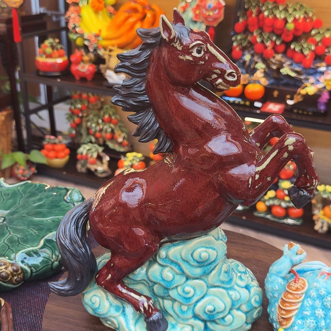 龍***哥陶瓷红运千里马精品