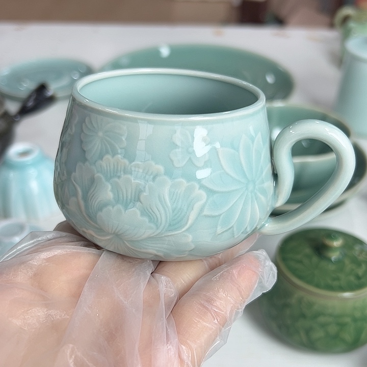 小米茶器龙泉青瓷