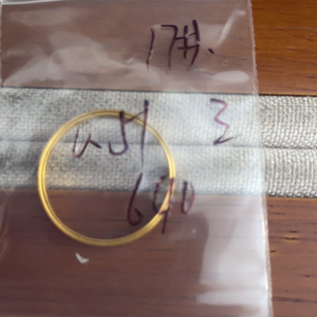 克重0.51 17号 三生三世戒指 足金999