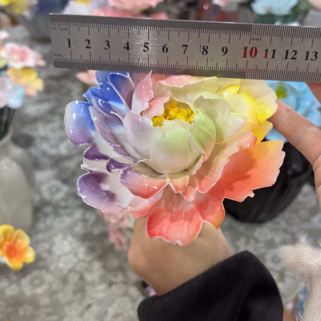 陶瓷花拍满20元发货，爱退款拉黑