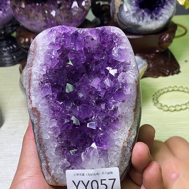 水晶天然水晶家居办公摆件未镶嵌