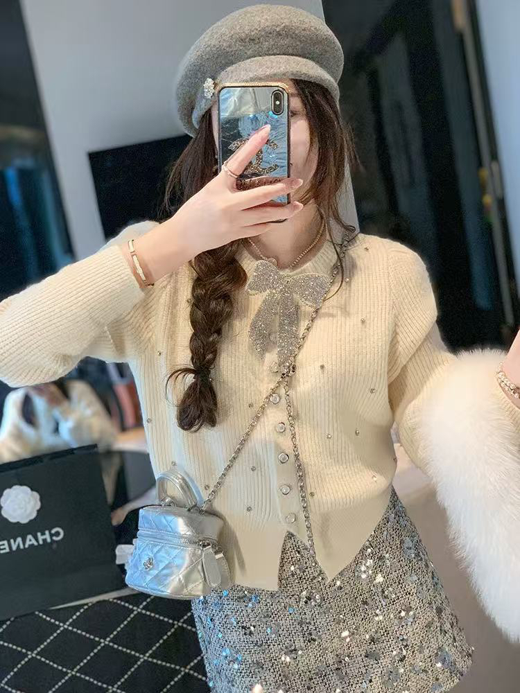 2025秋季新品毛衣休闲风法式