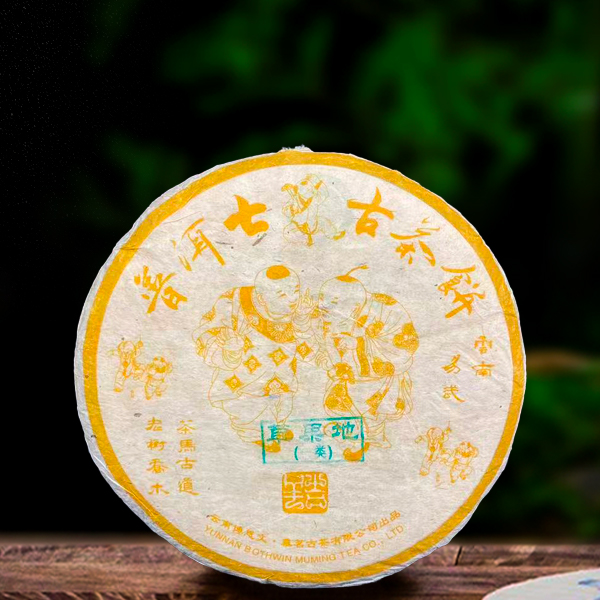 二十一年原料茶马古道草果地357g生茶