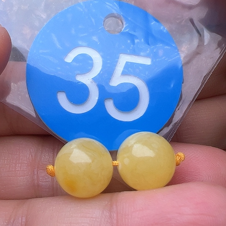 蜜蜡裸石未镶嵌11.5m m