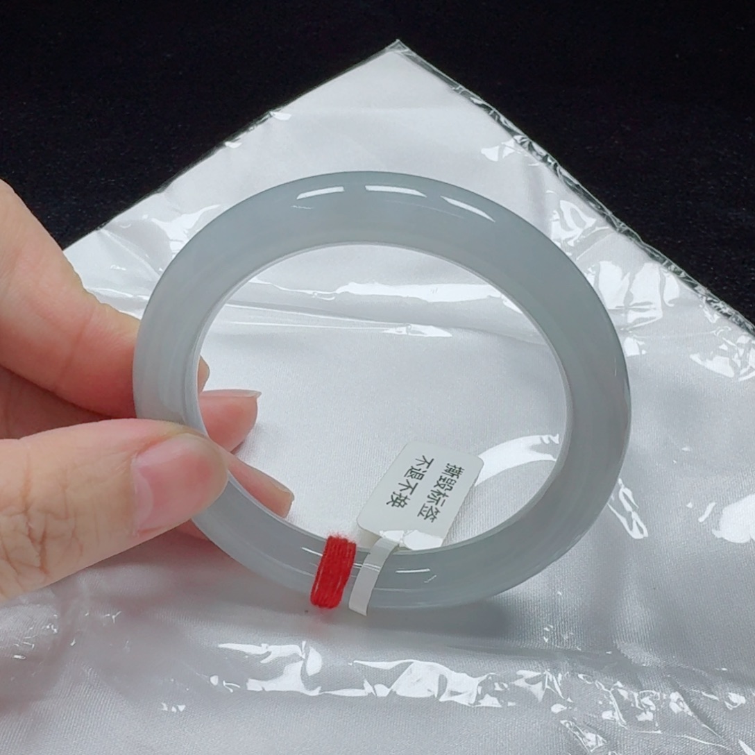 翡翠未镶嵌手镯5455