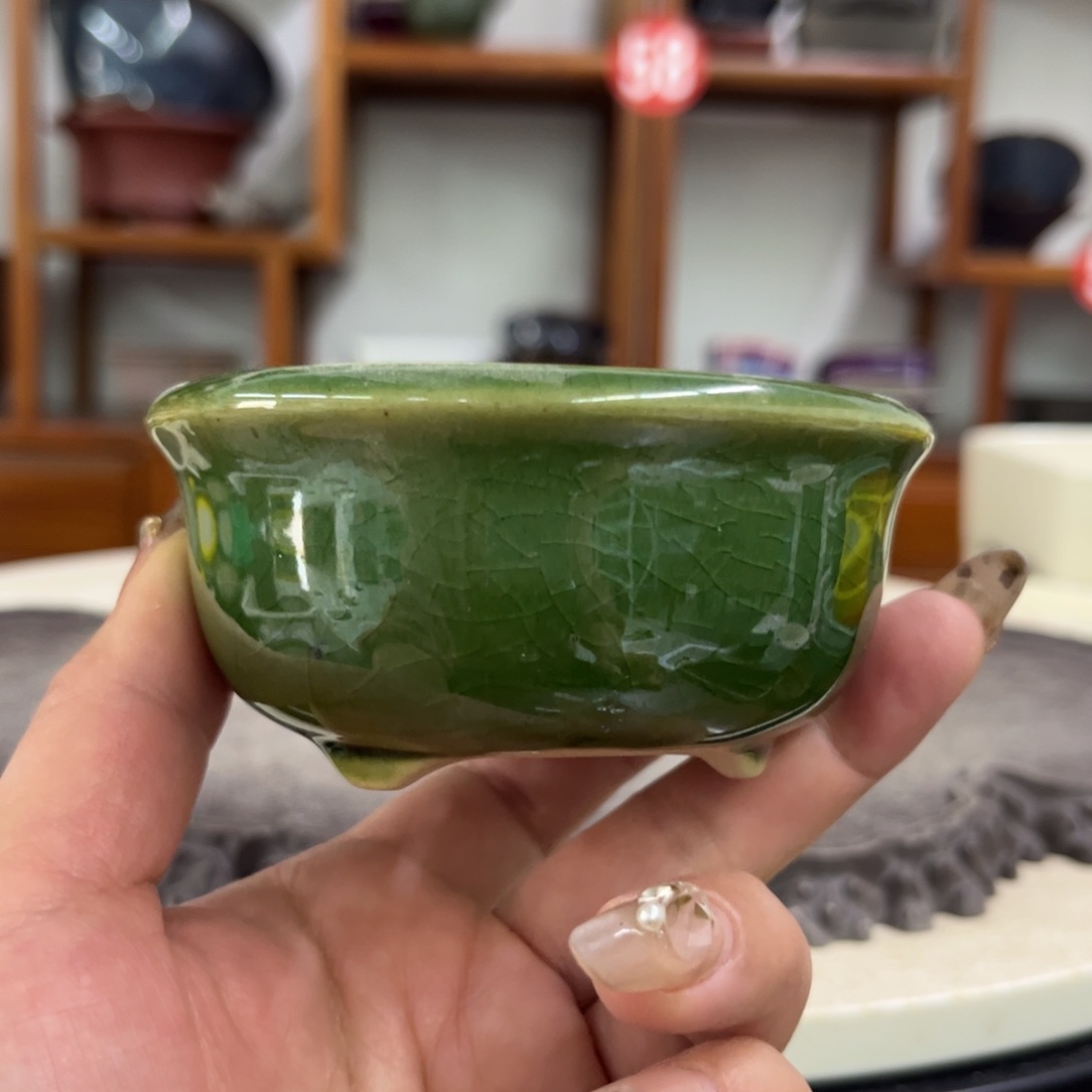 紫砂花盆瑕疵4.5-9。。。。