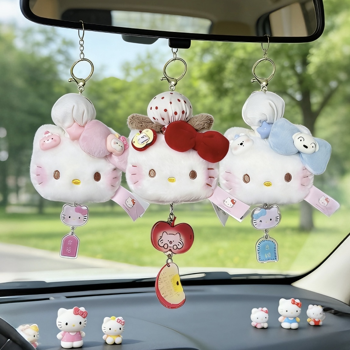正版hellokitty风铃系列kt三丽鸥包包娃娃挂件玩偶送人生日礼物女