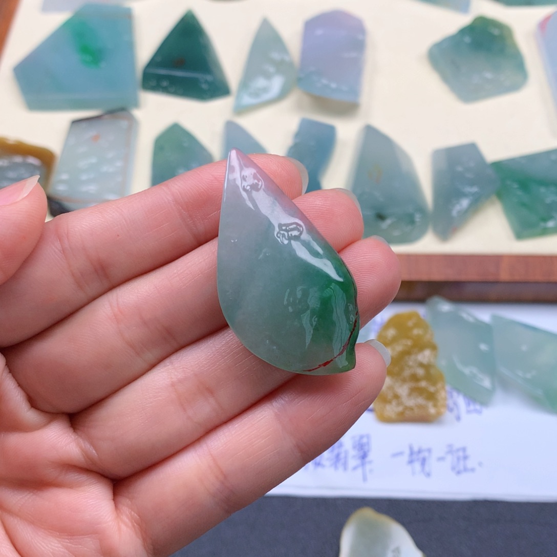 喜***洋定制翡翠未镶嵌天然缅甸翡翠包工包料