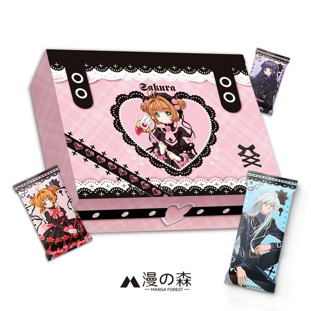 糖【抬盒浮浮】漫森魔卡少女樱收藏卡牌盲盒