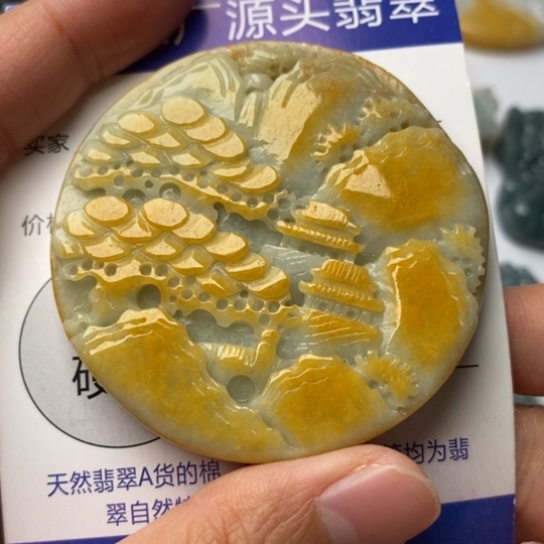 翡翠颈饰未镶嵌翡翠