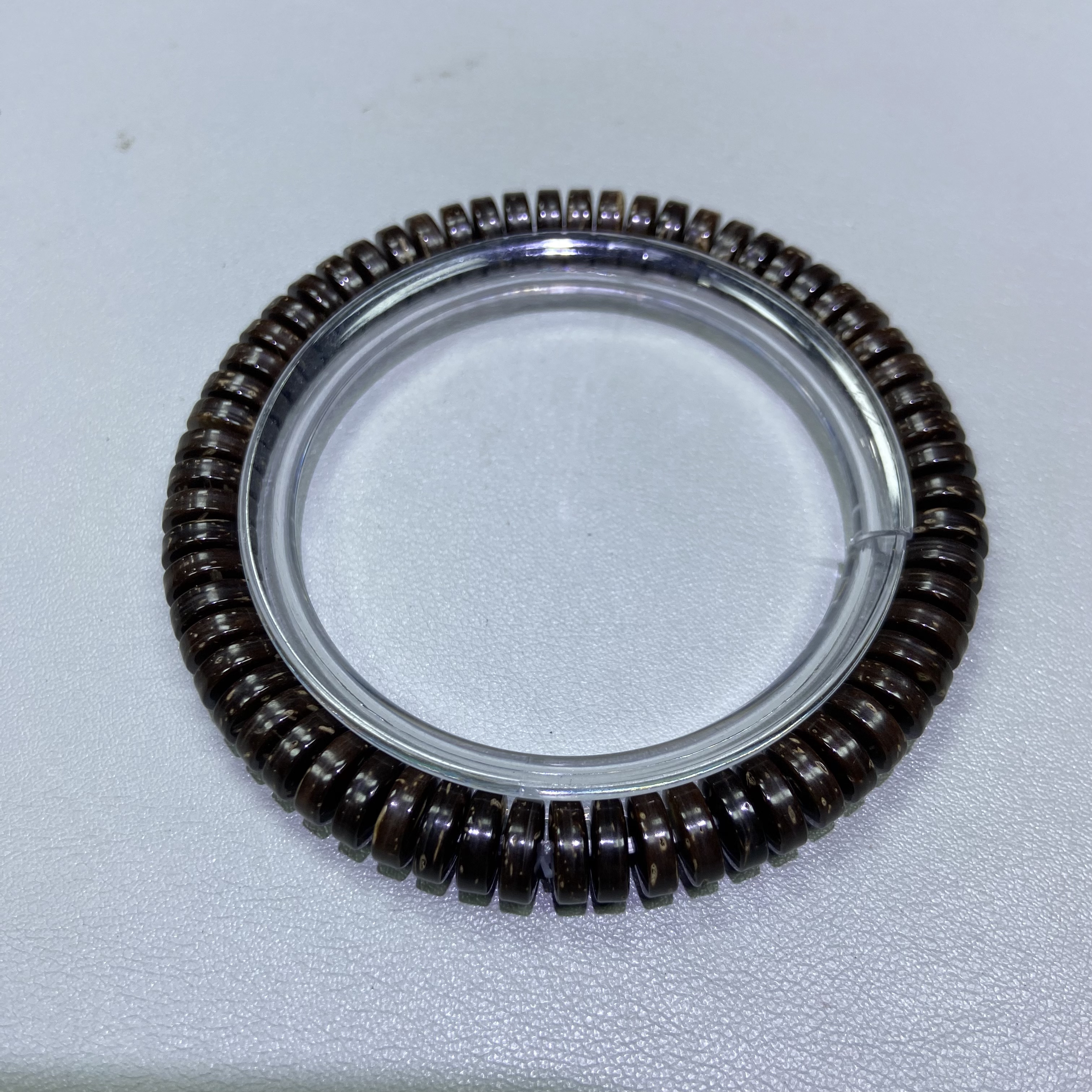 W154 原生态椰蒂卡8*3单圈手串