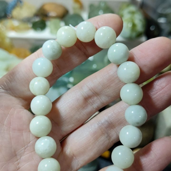 岫玉手串款式未镶嵌