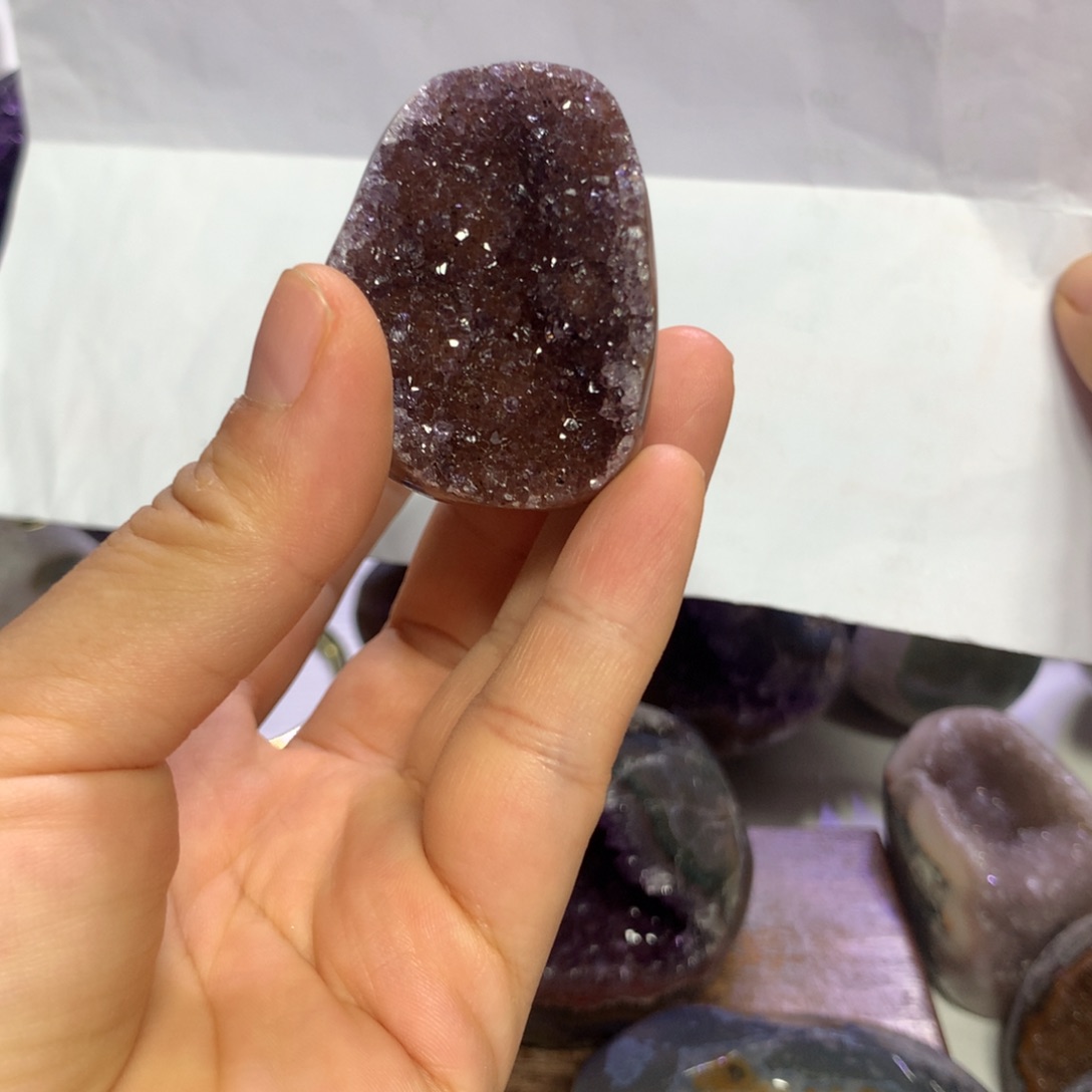 紫晶摆件未镶嵌水晶