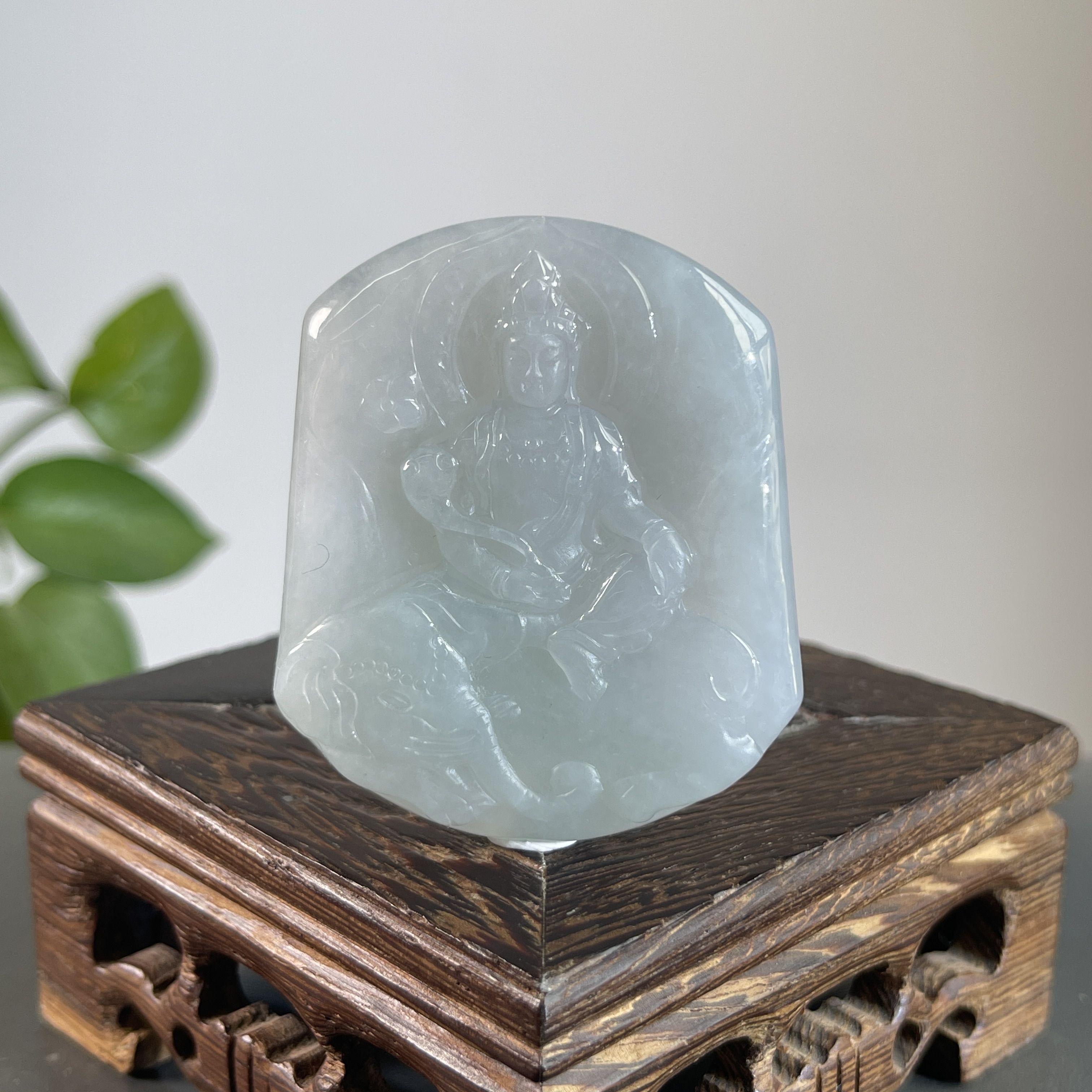 JGW07-101 天然翡翠缅甸A货 普贤